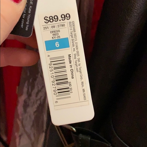 PROM Red One Shoulder High-Low Dress - Picture 8 of 8